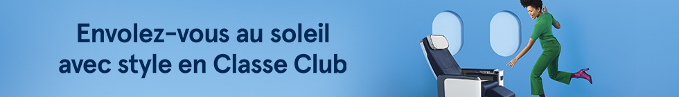 Envolez-vous au soleil avec style en Classe Club. 