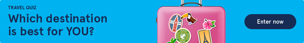 Travel quiz. Which destination is best for you? Enter now.