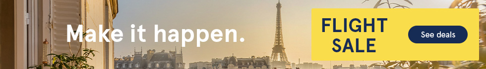 Make it happen. FLIGHT SALE. Learn more.